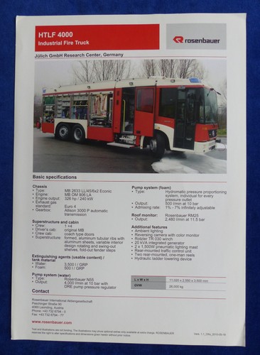 Rosenbauer htlf 4000 - htlf,
