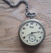 Corsar Taschenuhr Eisenbahneruhr Pocket Watch 18 Steine Kal. 3602