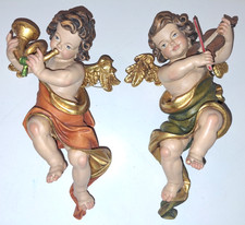 2 x Holzfigur geschnitzt