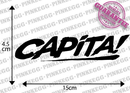 Big capita aufkleber - capita,