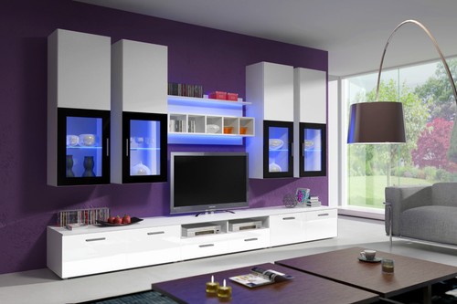 Wohnwand anbauwand wohnzimmer - anbauwand,