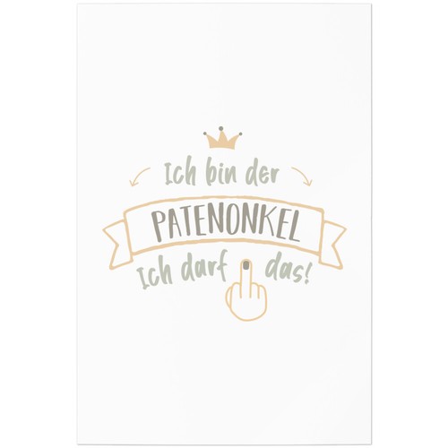 Ich bin der patenonkel - ich,