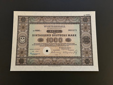 Aktie Wintershall Aktiengesellschaft Celle 1000 DM 1951