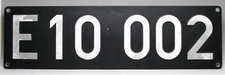 Lokschild E10 002 Typographie DB Ep 3a Aluminium-Nachguss ABD-6010