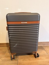 JOYWAY Kabinentrolley Grau-Braun 55x36x25 cm sehr guter Zustand TSA ? 