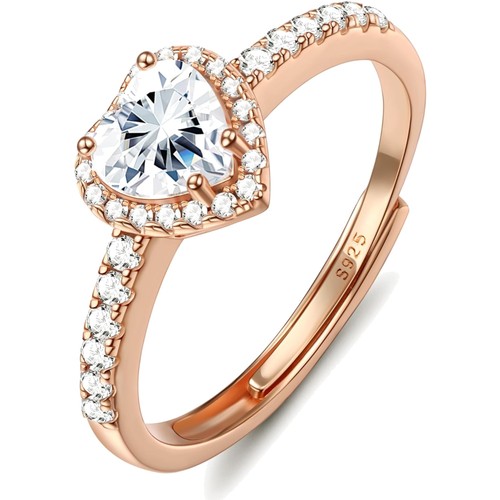 Damen ringe herz silber - ringe,