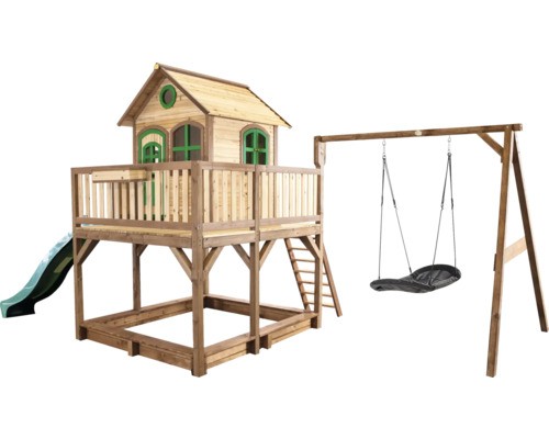 Spielhaus mit stelzen axi liam - spielhaus,