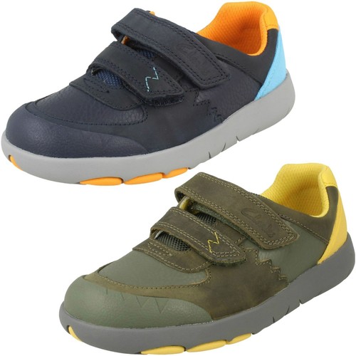 Clarks jungen lederschuhe mit - clarks,