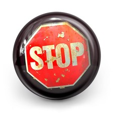 Bowling Ball OTB Stop by Houk