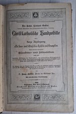 Antiquarisches Buch "Christkatholische Handpostille": aus dem Jahr 1896