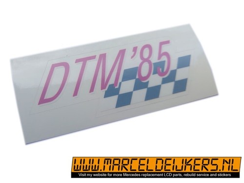 Mercedes aufkleber decal dtm85 - mercedes,