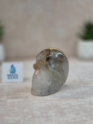 Totenkopf quarz handarbeit - quarz,