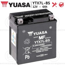 YUASA AKKU YTX7L-BS VERSIEGELT