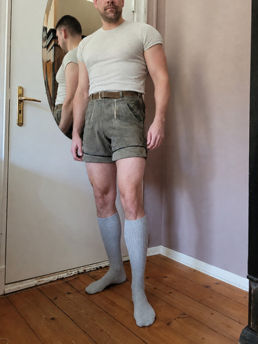 Pfadfinderhose doppelzipper - pfadfinderhose, bw