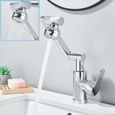 Chrom Badezimmer 1080° Wasserhahn Waschtischarmatur Waschbecken Mischbatterie DE
