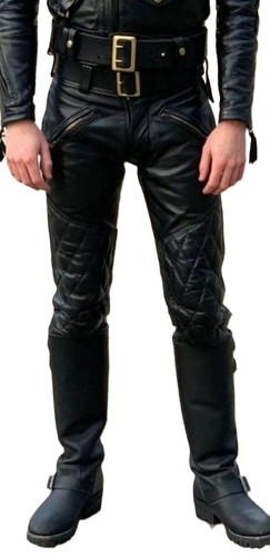 Herren echt leder hose - herren,