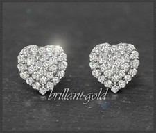 Herz Ohrstecker mit 0,25ct