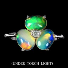 925 sterling silber - ring, oval