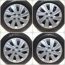 Kia Rio III IV Stahl-Felgen Radkappen Winter-Reifen 185/65 R15 LK 4x100 ET46