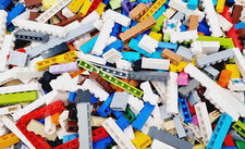 Lego Bausteine Grundbausteine Basissteine 100 x Steine Bricks Konvolut Einreihig