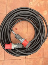 36m 63a Starkstromkabel 5x16qmm Mennekes Stecker/Kupplung IP44 .