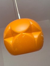 60er 70er Lampe Lamp   Glas