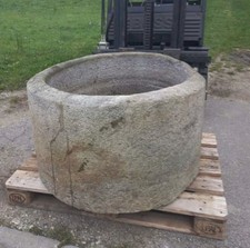 Granittrog runder steintrog - granittrog/, runder/steintrog/