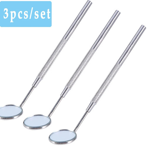 3pcs dental spiegel mund - 3pcs,