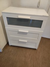 Ikea Kommode Brimnes weiß, 3 Schubladen, Breite 78cm Höhe 95 cm Tiefe 46cm