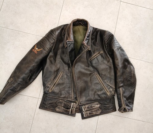 Motorrad lederjacke vintage - motorrad,