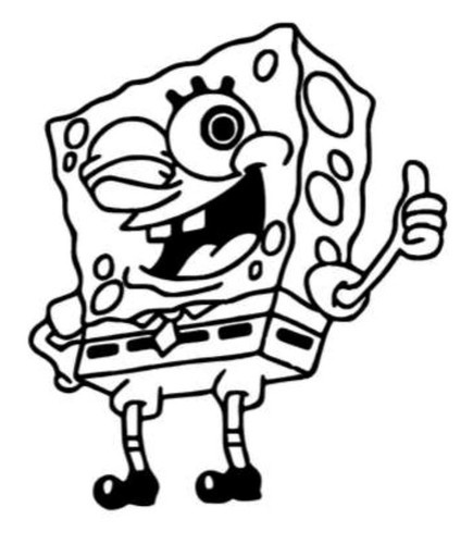 Autoaufkleber spongebob - autoaufkleber, "spongebob"
