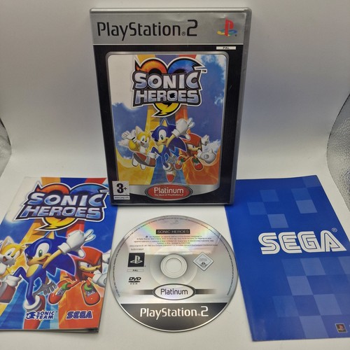 Sonic heroes ps2 platinum - sonic,