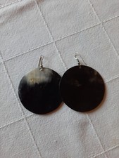 Damen Ohrringe groß Horn