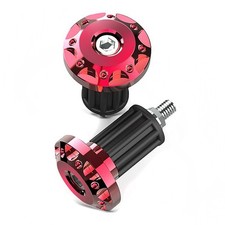 Lenkerenden / Motorrad Lenkergewichte LE1 für universal Lenker rot gebraucht