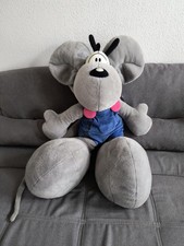 Diddl Plüschfigur Grau blaue