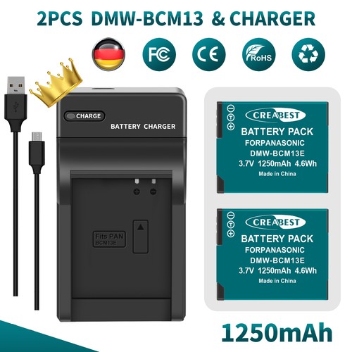 Dmw bcm13 akku - 2×, dmw-bcm13