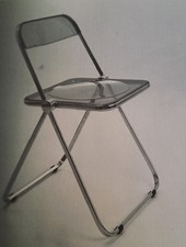 Plia Castelli Italy Klappstuhl, Plexiglas