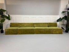 COR Trio Designer Sofa Stoff Grün Garnitur Modular