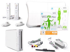 NINTENDO Wii KONSOLE - BALANCE BOARD + 2 x ORIGINAL CONTROLLER + Wii Fit & PLUS