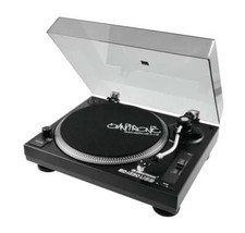 Innovativer riemengetriebener DJ-Turntable von Omnitronic BD-1390 mit USB