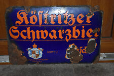 Altes Emailschild 20/30er