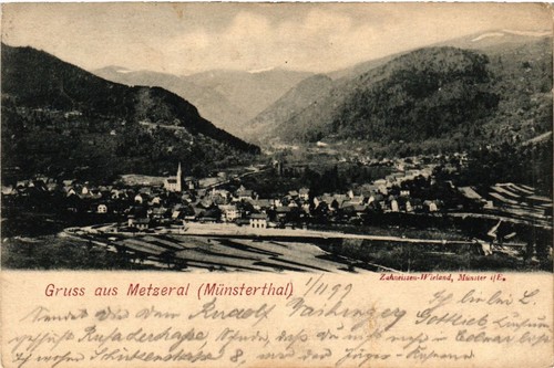 Cpa gruss aus metzeral - ak,