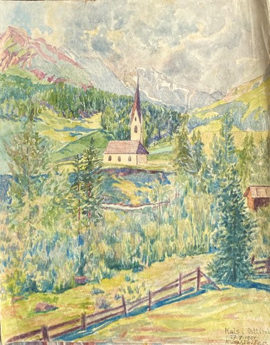 Aquarell kals osttirol - ", ,