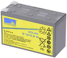 GNB Sonnenschein Solarakku Batterie Solar S12/6.6 S wartungsfrei SIEHE TEXT/F73