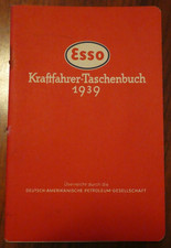 ESSO Essolub  Fahrtenbuch 1939