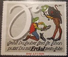 Werbemarke Erdal ABC - Serie Buchstabe S