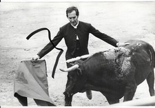 30x20 Vintage Archiv Foto 1970 Gigi Stierkampf Torero Luis Miguel Dominguin  D/F