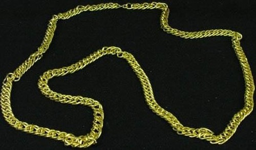Big gold kostüm kette - gold,
