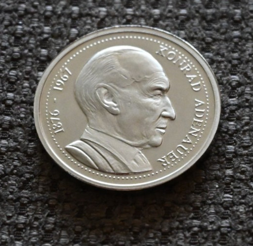 Medaille konrad adenauer - medaille,