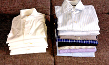 13 Marken Hemden Konvolut Gr. 39, Knöpfe u. Manschettenknöpfe, Boss,Polo, Eterna